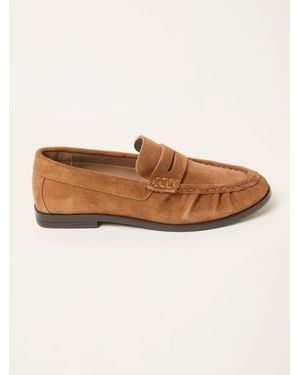 FatFace Fatface Suede Loafer Flat - Braun