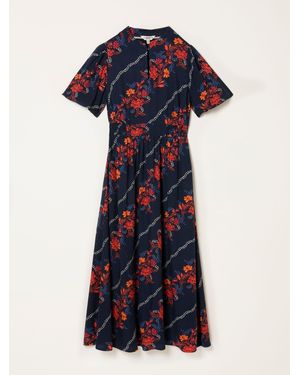 FatFace Fatface Becky Midi Dress - Blue