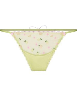 Hunkemöller Highleg Harriet Thong - Yellow