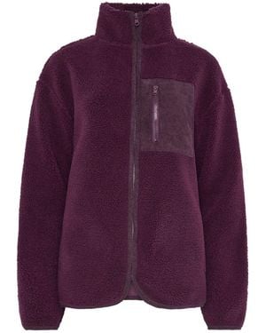 Long Tall Sally Zip-Through Fleece Jacket - Purple