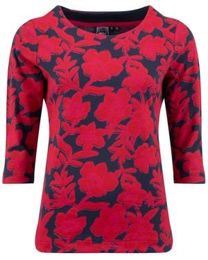 Weird Fish Pinto Printed Jersey T-Shirt - Red