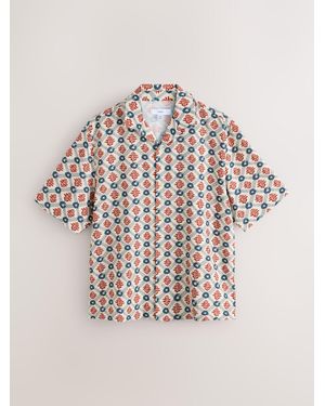 Next Print Short Sleeve Shirt - Multicolor
