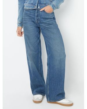 Threadbare Baggy Wide Leg Jeans - Blue