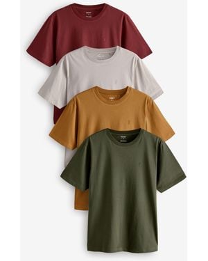 Next T-Shirts Im 4Er-Packextra-Groß - Rot