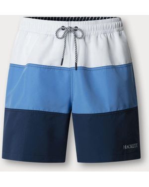 Hackett Multi Panel Swim Trunks - Blue