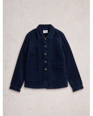 White Stuff Carrie Cord Jacket - Blue