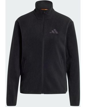 adidas Terrex Multi Essentials Full Zip Fleece Jacket - Blue