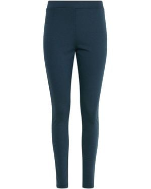 M Com Ponte High Waisted Leggings - Blue