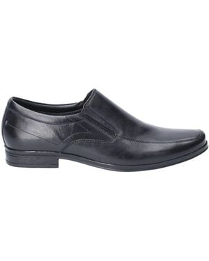 Hush Puppies Billy Leder-Schuhe - Grau