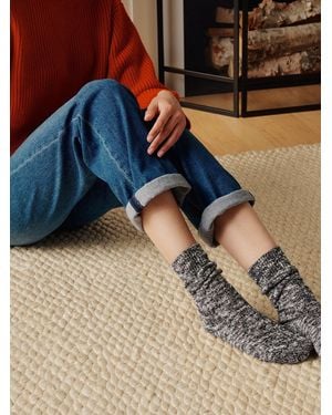 Birkenstock Cotton Slub Socks - Blue