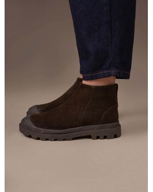 Celtic & Co. Toe Cap Ankle Boots - Blue