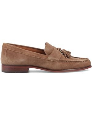 Base London Flint Tassle Loafer - Brown