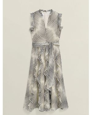Hobbs Petite Nina Dress - Natural