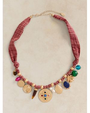 White Stuff Lucky Talisman Necklace - Natural