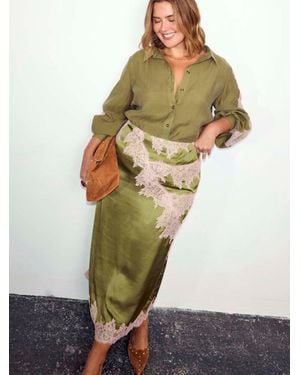 Never Fully Dressed And Lace Lily Skirt - Green