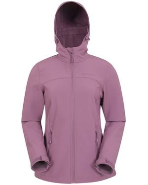 Mountain Warehouse Orchid Exodus Water-Resistant Softshell Jacket - Purple
