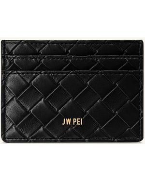 JW PEI Woven Texture Card Holder - Black