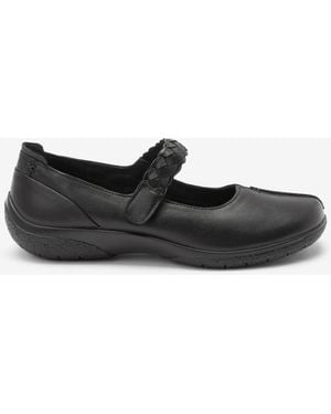 Hotter Shake Ii Lederschuhe Mit Klettverschluss - Weiß