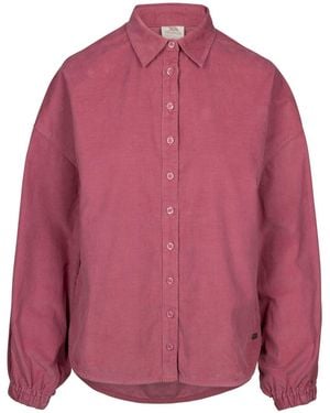 Trespass Kelsi Casual Cotton Shirt - Pink