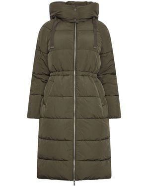 PixieGirl Petite Midi Padded Coat - Green
