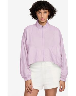Nike Bleached Lilac Funnel Neck Windrunner Jacket - Purple