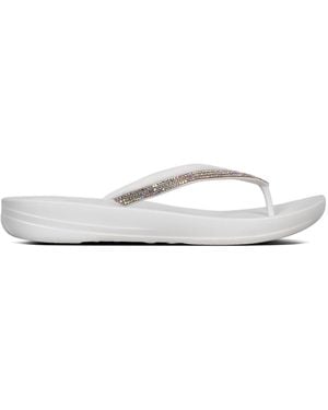 Fitflop Sparkle Iqushion Sandals - White