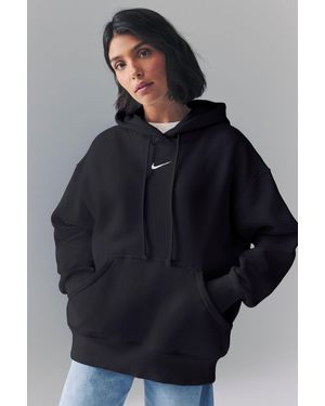 Nike Sportswear Phoenix Oversize-Hoodie Mit Mini-Swoosh-Logo Aus Fleece - Blau