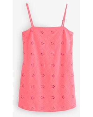 Hollister Strappy Shift Mini Dress - Pink