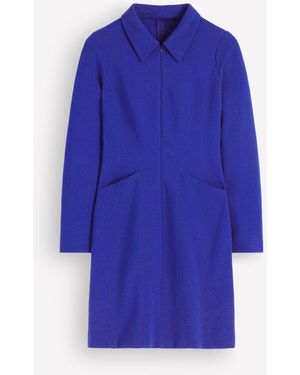 Boden Nia Ottoman Long Sleeve Dress - Blue