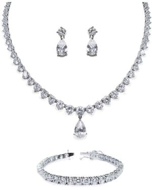Ivory & Co. Tone Imperial Jewelry Set - White