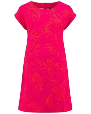 Weird Fish Bedrucktes Kleid Mit Aus Orlando - Pink