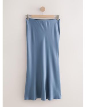 Next Satin-Midirock - Grau