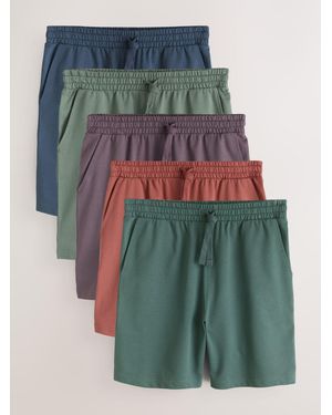 Next Loopback Sweatpants Shorts 5 Pack - Multicolor
