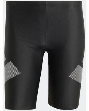 adidas Big Bars Swim Jammers Shorts - Black