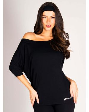 Pineapple Monroe Short Sleeve Jersey T-Shirt - Black