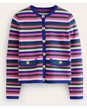 Boden Holly Knitted Jacket - Blue