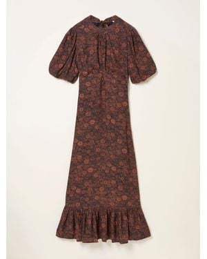 FatFace Fatface Mila Midi Dress - Brown