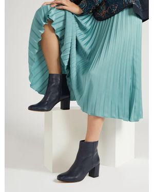 Jones Bootmaker Neptune Heeled Ankle Boots - Blue