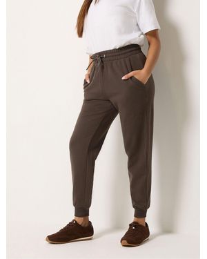 M Com Petite Cuffed Sweatpants 2 Pack - Natural