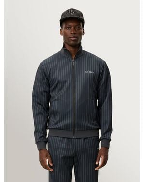 Les Deux Les Deux Ballier Pinstripe Jacket - Blue