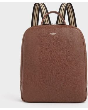 Osprey Tan The Chiswick Leather Backpack - Brown