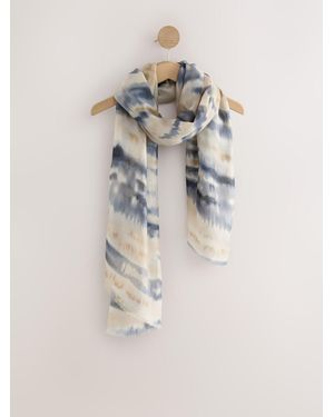 Next Swirl Lightweight Scarf - White