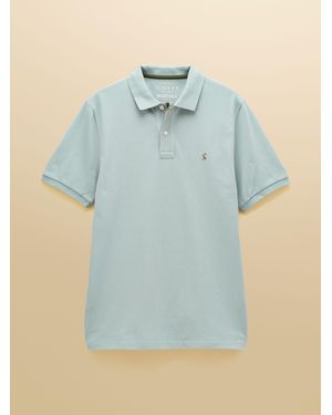 Joules Woody Cotton Pique Polo Shirt - Blau