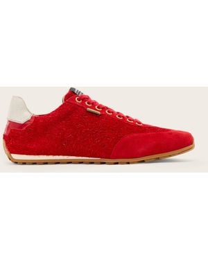 AllSaints Liam Suede Sneakers - Red