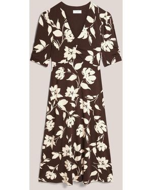Hobbs Peyton Jersey Dress - Natural
