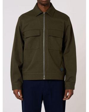 Paul Smith Zip Through Chore Jacket - Green