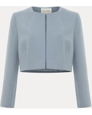 Phase Eight Phoebe Cropped Jacket - Blue