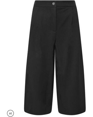 PixieGirl Petite Wide Leg Culottes - Black