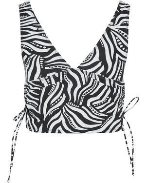 Yours Curve Adjustable Tankini - Black