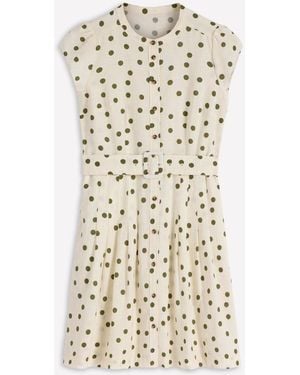 Boden Arabella Short Linen Dress - Natural